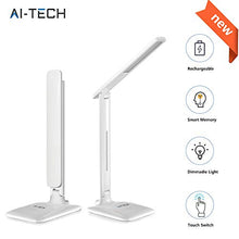 Carica l'immagine nel visualizzatore di Gallery, AITECH Lampada Scrivania Ricaricabile 42 Led Desk Lamp Regolabile 3... - Ilgrandebazar