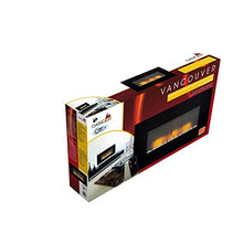 Carica l&#39;immagine nel visualizzatore di Gallery, Classic Fire Riscaldatore a Parete, 2000W, Telecomando, Nero, 105,5 cm - Ilgrandebazar