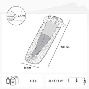 Qeedo Light Pad materassino Campeggio, gonfiable, Leggero, ridotte, incl....