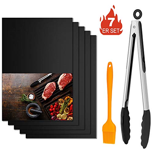 Winzwon Tappetini Barbecue, BBQ Griglia Tappetini, Stuoie Barbecue...