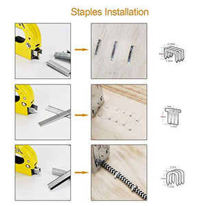 Graffatrice Manuale,Topec Professionale 3 in 1 Sparapunti, Pistola per...
