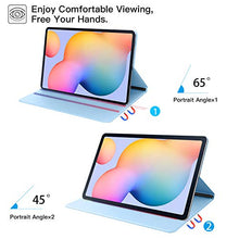 Carica l'immagine nel visualizzatore di Gallery, ZtotopCase Custodia per Samsung Galaxy Tab S6 Lite, Cover Magnetica Azzurro