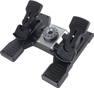 Pedali Logitech G Saitek Pro Flight Rudder, Pedaliera del Timone di Volo,...
