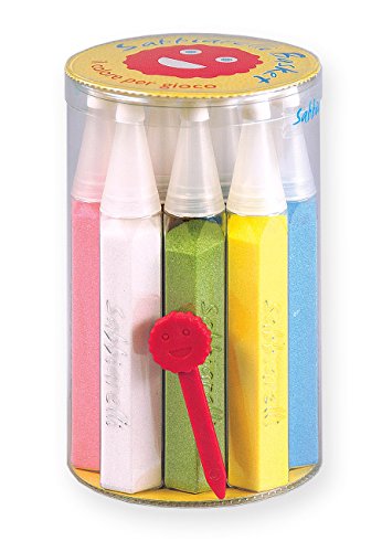 Sabbiarelli Sand-it For Fun - Basket: Kit 12 Penne Ricaricabili di Sabbia...
