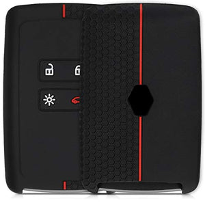 kwmobile Copri-Chiave Compatibile con Renault 4 Tasti Smart Key (Solo...