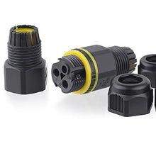 Carica l&#39;immagine nel visualizzatore di Gallery, 2 pz Scatola di giunzione IP68 resistente alle intemperie Outdoor/Gland...