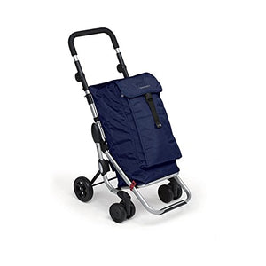 Foppapedretti Go Up Carrello Portaspesa, Capacità 38 Litri, Nero (Black)