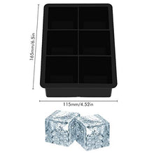 Carica l'immagine nel visualizzatore di Gallery, Aitsite 3Pcs Stampo Ghiaccio Cubetti in Silicone Tipo Piazza, Forma...