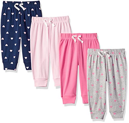 Amazon Essentials 4-Pack Pull-on Pant Bimbo 0-24 - Ilgrandebazar