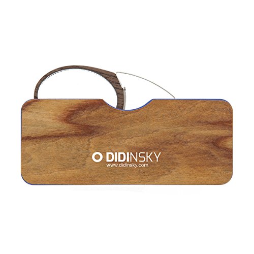 Didinsky Occhiali da lettura senza astine e montatura. Legno Chiaro - Ilgrandebazar
