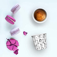 Carica l&#39;immagine nel visualizzatore di Gallery, 140 Bicchieri Carta Espresso To Go 110 ml Con Bastoncini Per Mescolare In 140 - Ilgrandebazar