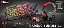 Carica l&#39;immagine nel visualizzatore di Gallery, Trust Gaming GXT 1180RW USB, Kit Cuffie, Tappetino Antiscivolo, Tastiera...