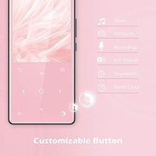 Carica l&#39;immagine nel visualizzatore di Gallery, AGPTEK Lettore MP3 16 GB con Bluetooth 4.2, Musicale Audio Rosa