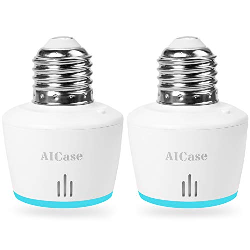 Smart WiFi E27 Light socket, Aicase Intelligent WLAN [2 pezzi] Home Remote... - Ilgrandebazar