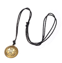 Carica l'immagine nel visualizzatore di Gallery, Vintage Gotico Papa Damballah Loa Veve Ciondolo Vodoun Lwa Wicca gold tone - Ilgrandebazar