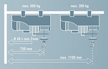 Carica l&#39;immagine nel visualizzatore di Gallery, EINHELL GT-SA 1100 Asta a Bandiera Colore Grigio - Ilgrandebazar