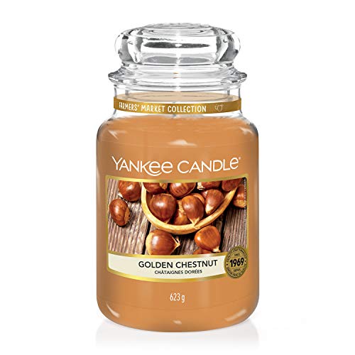 YANKEE CANDLE Candela Profumata in Candele Giara Grande, Castagna Dorata - Ilgrandebazar
