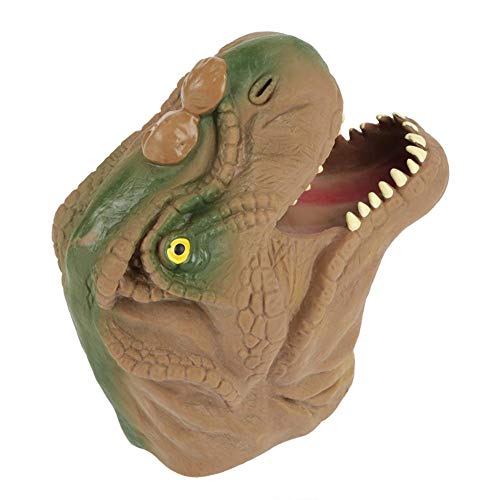 Pupazzo di Mano Dinosauro, Testa Dinosauro Morbido blu