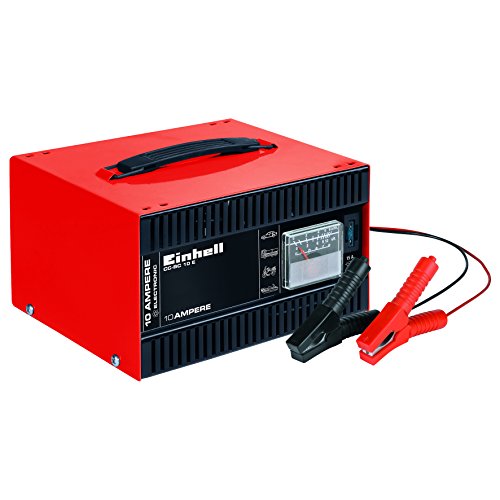 Einhell 1050821 CC-BC 10 E Carica Batteria, Rosso, 1 - Ilgrandebazar