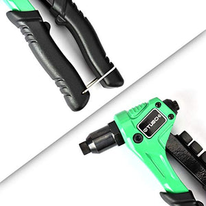 Pinza rivettatrice con 4 teste intercambiabili, manuale 40...