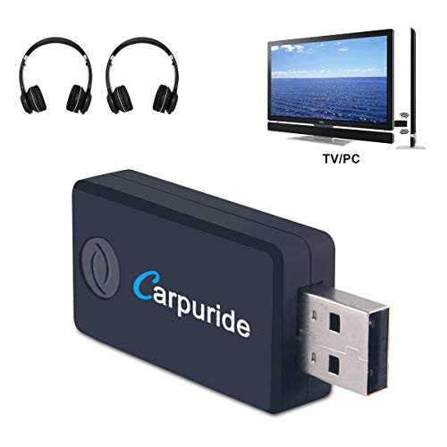 CARPURIDE (Versione Aggiornata) Trasmettitore Bluetooth per TV PC, Low –