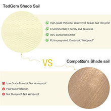 Carica l&#39;immagine nel visualizzatore di Gallery, TedGem Tende da Sole per Esterno, Vela Ombreggiante,Tenda a 2X3M