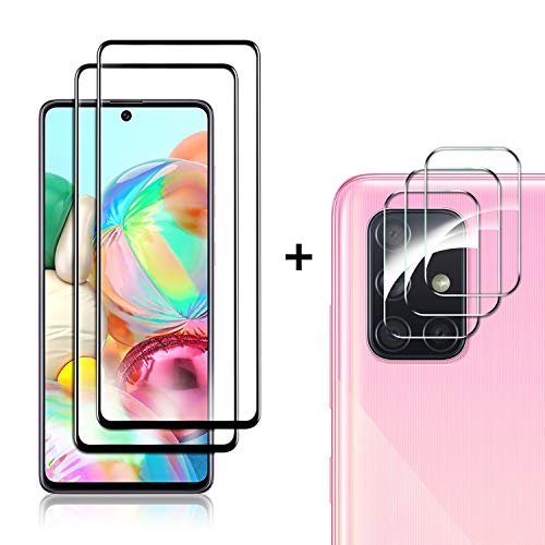 MSOVA Vetro Temperato per Samsung Galaxy A71 +Proteggi Lenti per... - Ilgrandebazar