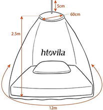 Carica l&#39;immagine nel visualizzatore di Gallery, Htovila - Zanzariera universale a cupola, facile installazione, da White