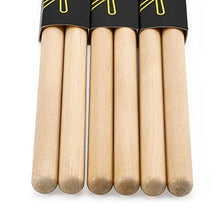Carica l&#39;immagine nel visualizzatore di Gallery, Donner 5A - Bacchette per batteria in legno d&#39;acero, 3 paia, con custodia