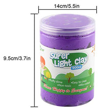 Carica l&#39;immagine nel visualizzatore di Gallery, Luclay Fluffy Slime Stress Sollievo Giocattoli DIY Morbido profumato Viola - Ilgrandebazar