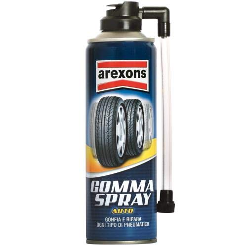 Arexons 8473 Gomma Spray Sigilla Forature e Rigonfia Pneumatici