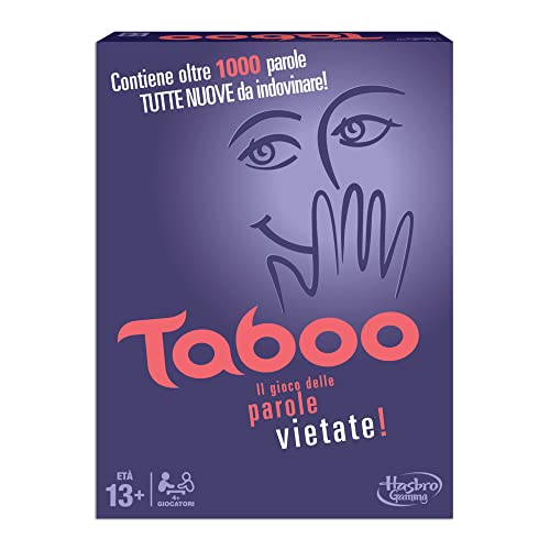 Taboo (Gioco in Scatola Hasbro Gaming, Versione in Italiano) Per Quattro O Più Giocatori Da 13 Anni In Su