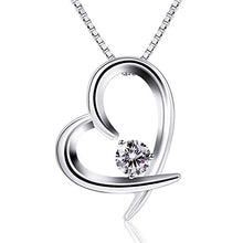 Carica l&#39;immagine nel visualizzatore di Gallery, B.Catcher Collana in Argento 925 con Pendente a Cuore Zircone - Ilgrandebazar
