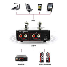 Carica l&#39;immagine nel visualizzatore di Gallery, docooler FX-Audio Mini HiFi Audio Preamplificatore 6K4 TUBE-03, Nero