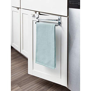 InterDesign Axis Doppia Barra Portasciugamani per Armadietti, Argento,... - Ilgrandebazar