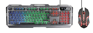 Trust Gaming GXT 845 Tural USB, Kit Tastiera con LED, Anti-Ghosting, 12...