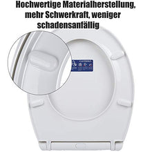 Carica l&#39;immagine nel visualizzatore di Gallery, Sedile WC Copriwater Universale O Forma Rotonda, Coprivaso Tavoletta O - Ilgrandebazar