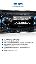 Carica l&#39;immagine nel visualizzatore di Gallery, XOMAX XM-2CDB620 Autoradio con lettore CD I Vivavoce Bluetooth I RDS I 3...