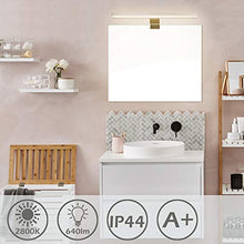 Carica l&#39;immagine nel visualizzatore di Gallery, Lampada Specchio Bagno Led Wowatt Parete 40cm 8W Bianca Calda