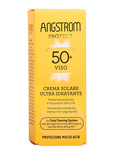 Angstrom Protect Crema Solare Viso, Protezione viso 50+ con Azione Ultra...