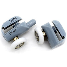 Carica l&#39;immagine nel visualizzatore di Gallery, YUANQIAN - Set di 8 rulli per box doccia da 25 mm, con guide pulegge