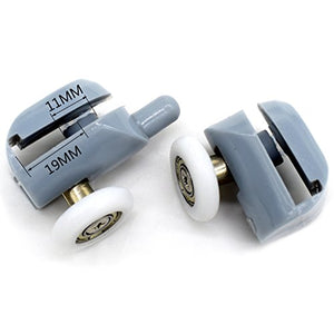 YUANQIAN - Set di 8 rulli per box doccia da 25 mm, con guide pulegge