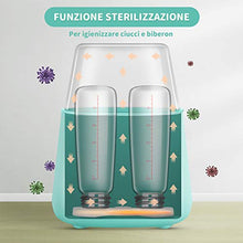 Carica l&#39;immagine nel visualizzatore di Gallery, Scaldabiberon Sterilizzatore 6 in 1 Elettrico Scaldapappe Doppio WK-2301