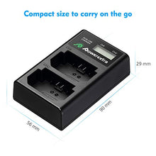 Carica l&#39;immagine nel visualizzatore di Gallery, Powerextra - Caricabatteria Dual USB con display LCD per Sony NP-FZ100,...