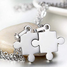 Carica l&#39;immagine nel visualizzatore di Gallery, Cupimatch 2pcs Acciaio Inossidabile Pendente Coppia Ciondolo Collana Amore... - Ilgrandebazar