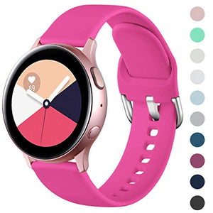 Wepro Cinturino Compatibile con Samsung Galaxy Watch S, Rosa Rossa