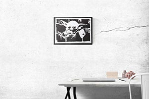 Poster Baby Yoda The Child Mandalorian STAR WARS Handmade Graffiti Street...