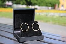 Carica l&#39;immagine nel visualizzatore di Gallery, EDELWEISS Orecchini a Cerchio di 30 mm realizzati in oro giallo 585 750 333,... - Ilgrandebazar