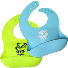 Carica l&#39;immagine nel visualizzatore di Gallery, Bebylife Bavaglini In Silicone Morbido Neonato Neonata Impermeabili | Dotato... - Ilgrandebazar