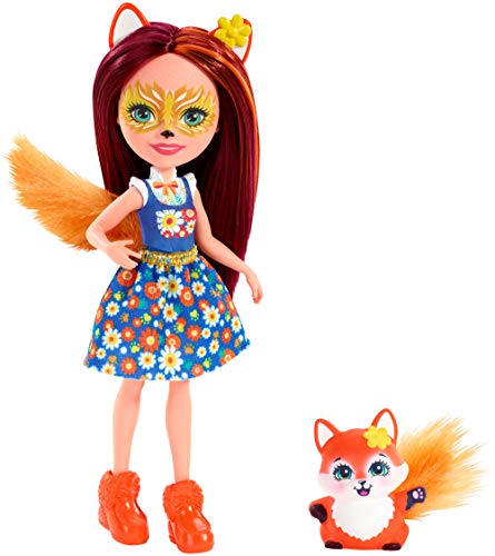 Enchantimals- Felicity la Volpe con Amico Cucciolo, Bambola da 15 Cm con... - Ilgrandebazar